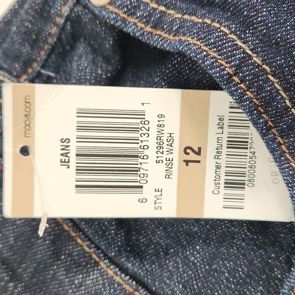 NWT Style & Co Bootcut Rinse Wash Size 12 Curvy Boot CUT Jeans - Picture 11 of 17